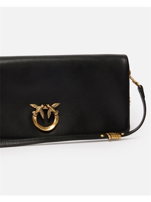 Pochette a tracolla media Love Bag Click Soft Horizontal in pelle PINKO | 106022A0QO/Z99Q